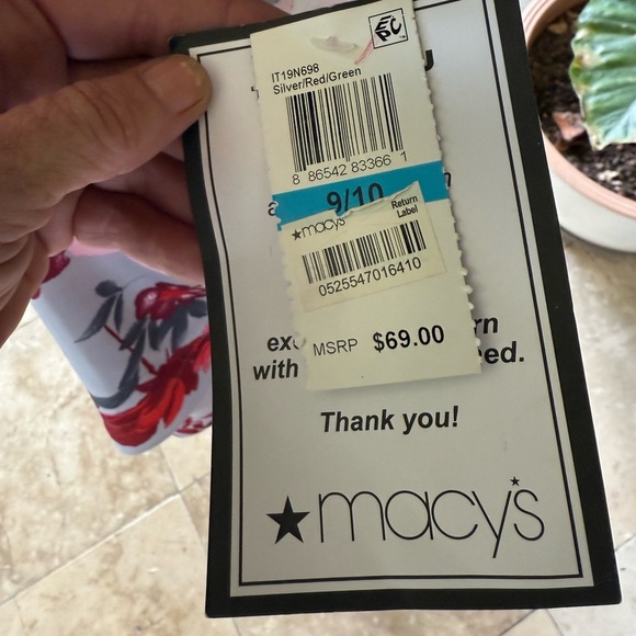 B Darlin NWT strapless dress floral size 9/10 - Picture 4 of 11